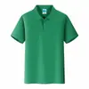 Camisas tipo Polo de Trabajo de Manga Corta Imitación Algodón Hechas a Medida al por Mayor, Camisas Publicitarias, Camisas Culturales, Camisetas con Logo Bordado Impreso en el Cuello