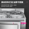 Forno de Cozimento de Macarrão de Duas Cabeças Le Chuang Quadrado Vertical Comercial a Gás Balde de Macarrão a Gás Hotel Aço Inoxidável Forno de Cozimento de Macarrão