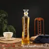 Botella de vino de ginseng de vidrio de alta gama 2 jin 1 Jin botella de vidrio para vino de ginseng para el hogar botella de vino medicinal sellada caja de regalo