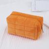 Bolsa de Almohada de Franela Transfronteriza Bolsa Cosmética Perezosa Estilo Japonés Ins de Alto Valor Caja de Almacenamiento de Gran Capacidad Caja de Papelería Bolsa de Tocador