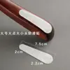 Percha de madera maciza con tira de goma antideslizante, percha de silicona que no deja marcas, percha de plástico antideslizante, funda protectora de goma y cuero, universal