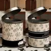 Papelero Retro Francés M^ para Sala de Estar, Dormitorio, Dormitorio Estudiantil, Cocina, Baño del Hogar, Gran Capacidad, Papel de Alto Valor