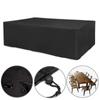Funda para Muebles de Exterior Impermeable de Tela Oxford 210D Cubierta Protectora para Mesa y Sillas de Jardín Resistente al Polvo, Impermeable y Resistente a los Rayos UV Cubierta para Silla