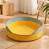 Cama para pet trançada com corda de algodão resistente ao desgaste e a arranhões cama para gato cama para cachorro cama universal para todas as estações arranhador de gato cama confortável para dormir fabricante atacado