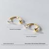 Ailuoqi Prata de Lei S925 Diamante Brincos Gancho U Contas de Luz Design Estilo Ins Brincos Elegantes M03881
