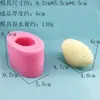 Molde de Silicona de Concha Estéreo Grande y Pequeña Estilo Océano para Chocolate, Mousse de Postre, DIY, Vela de Aromaterapia, Molde de Yeso