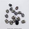 Jinhua pulsera de cuero con calavera accesorios popular punk exagerada pulsera de cuero calavera remache joyería