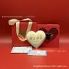 Amor no Dia dos Namorados Chinês Peça de Ouro em Forma de Coração 52mg Ouro Puro 999 Presente de Dia dos Namorados Chinês Ouro Casca d'Água Atacado