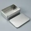 Caja de hierro esmerilado negra de utilería caja vacía muestra caja pequeña tarjeta línea de datos empaque de unidad USB actividades regalo caja de regalo pequeña