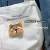 Broche Colgante de Oso de Dibujos Animados Lindo y Súper Adorable, Accesorio para Mochilas de Estudiantes, Decoraciones de Teléfono y Adornos para Calcetines