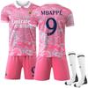 2425 uniforme de futebol infantil uniforme de treino uniforme de equipe roupa esportiva Madrid camisa Real Madrid No.7 C Rombape