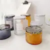 Portavelas de cristal con relieve de colores romántico para hacer tú mismo portavelas de boca ancha portavelas de copa de cristal tarro portavelas botella vacía
