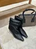 []Botines de tacón alto grueso con punta cuadrada para mujer 2026 Otoño/Invierno Nuevos Botines de media pantorrilla Sin cordones Uso bidireccional Botas de jinete