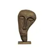 Estilo Medieval Máscara de Bronze Imitação Retrato Suporte de Livro Ornamentos Decoração de Casa Ornamentos Criativos Decorações de Mesa para Casa