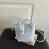 Estilo Coreano 2026 Bolsa de Moda Fresca para o Dia a Dia Bolsa de Ombro Único para Saída Bolsa de Mão Texturizada Bolsa para Celular de Escritório