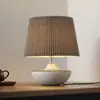 Ornamento de Vento Silencioso Estilo Japonês Sala de Estar Estudo Luminária de Cabeceira Pote de Porcelana Feito à Mão Vasos de Flores Luminária de Mesa de Cerâmica para Hotel Pousada