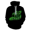 Sudadera con capucha de moda casual para hombre y mujer, estampado digital 3D de calabaza de Halloween, comercio exterior europeo y americano, primavera y otoño 2023