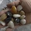 Piedras de Flor de Lluvia Multicolor en Stock, Guijarros para Pavimentación de Jardín, Guijarros de Río, Paisajismo de Acuarios, Guijarros de Colores Pulidos Negros y Blancos