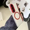 Aplicável à Capa de Celular Samsung zfold7 Transparente Magnética Nova Ultra-fina Simples Haoying Capa de Proteção da Dobradiça de Lado Único