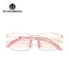 STUDIOMUKU gafas frías de madera montura pequeña montura de gafas estilo coreano femenino potencia ajustable hombre ultraligero espejo para estudiante
