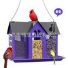 Producto Popular Nuevo Transfronterizo Artefacto para Alimentar Pájaros Artesanías de Hierro Metálico Decoración Suministros para Exteriores Adornos de Simulación Colgante
