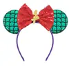 Acessórios Infantis de Halloween Presilhas de Cabelo Headwear Acessórios de Princesa Elsa Sereia Belle Faixas de Cabelo Presilhas de Cabelo de Sereia