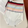Calcinhas femininas sem costura de seda gelada, calcinhas de peça única, calcinhas femininas sexy respiráveis de cintura média, tangas