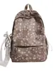 Mochila cielo estrellado azul brumoso suave, estilo coreano suave y linda, con un ambiente dulce y encantador, perfecta para salidas y sesiones de fotos