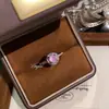 Nuevo Anillo Abierto de Moda y Personalizado Patstone Fireworks Cortado, Anillo Redondo Flash Clásico con Diamante de 1 Quilate