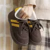 Sapatos de Algodão 2026 Novo Estilo Inverno Sola Grossa Feminino Com Veludo Espessado Sapatos Femininos Fashion Tendência Proteção contra Frio Aquecimento Botas de Algodão Femininas