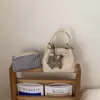 2026 Nuevo Bolso de Mano Tipo Cubo de Lado Suave Estilo Coreano de Moda Nicho para Mujer, Gama Alta, Bolso de Mano Simple y Exquisito para el Trabajo