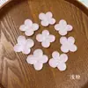 Peças de Hortênsia de Borracha Macia Simulada Headdress de Pétalas Pequenas para DIY Chapéu de Palha Decorado com Flores Artificiais Salão de Casamento Parede de Flores Arranjo de Flores