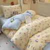 2026 Nuevo Modelo Algodón Suave tipo Bubble Puff Cama de Estudiante para Dormitorio Cama Individual Juego de Tres o Cuatro Piezas