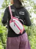 Bolsa de cintura leve e impermeável estilo japonês para uso externo, marca moderna para homens, nova bolsa transversal para ciclismo 2026 para mulheres, bolsa de peito casual, bolsa de ombro