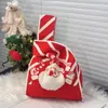 Saco de presente de Natal, caixa de presente, bolsa de tricô, saco de presente de Halloween, saco para doces de maçã de Natal, caixa de embalagem para presente