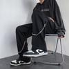 Pantalones de cadena de hip hop de primavera para hombre, holgados, de estilo hip hop, rectos y combinables, estilo coreano, informales y de moda.