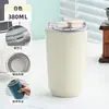 Taza de café de doble capa personalizada de acero inoxidable 304, vaso de agua para coche, vaso para beber directamente, portavasos de coche, taza de regalo de comercio exterior, taza térmica