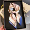 Bufanda Impresa Nueva Tipo Seda para Primavera y Verano, Chal de Alta Gama, Bufanda para el Cuello con Protección Solar, Bufanda Profesional para el Cuello, Pañuelo para la Cabeza, Bufanda