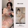 Pluma Fu Lan Amuleto Uniforme de Enfermera Ropa Interior Sexy Mujeres Libre de Pasión Cama Coqueteo Tentación Pecho Pequeño Traje Sexy