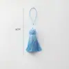 Pensamiento de siete colores nuevo estilo chino multi-cabeza doble capa borla colgante decoración caja de regalo embalaje de regalo materiales para floristería DIY