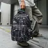 Mochila Casual de Gran Capacidad al por Mayor Transfronteriza para Mujer 2026 Nueva Moda Letra Mochila de Viaje Mochila para el Trabajo
