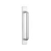 Manija de puerta de aleación de aluminio manija superficie no perforada manija de puerta de madera puerta móvil puertas interiores y ventanas puerta de balcón manija pequeña