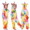 2020 Nuevo León Arcoíris Estrella Colores Mao Tianma Animal Pijama de una pieza Hombres y Mujeres Franela Ropa para el Hogar en Stock