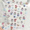 Dibujos Animados Japoneses Crayon Shin-Chan Pegatinas para Uñas Repujadas 3D DIY Funda de Teléfono Botella de Agua Accesorios de Decoración para Uñas