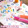 Bolígrafo Marcador Acrílico de Color Verdadero 6 Colores, Bolígrafo de Gel para Estudiantes de Arte, Bolígrafo de Dibujo de Gran Capacidad, Bolígrafo para Diarios de Estudiantes