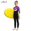 Nuevo Traje de Buceo Infantil 2.5mm de una Pieza Caliente de Invierno para Niñas, de Manga Larga a Prueba de Frío para Snorkel, Surf, Traje contra Medusas