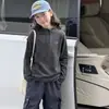 Ropa interior básica de otoño para niñas, cepillada y engrosada, nuevo estilo otoño e invierno 2026, ropa exterior para niños, top con media cremallera para finales de otoño