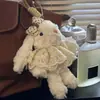 Coelho Lop Branco Leitoso de Nicho de Alto Valor DIY Feito à Mão Presente Original para Meninas Coelho Fofo Comemorativo Pelúcia Ins