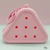 Bolsa de Silicone com Furo Estilo Desenho Animado Mini Carteira de Moedas Bolsa de Cosméticos DIY Bolsa para Fones de Ouvido Pingente de Chaveiro Presente