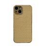 Patrón tejido galvanizado de alta gama adecuado para funda de teléfono móvil iPhone15promax Apple 14pro cuero 13/12 mujer 11